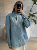 GENTLE FAWN Whitney Denim Button Down Shirt