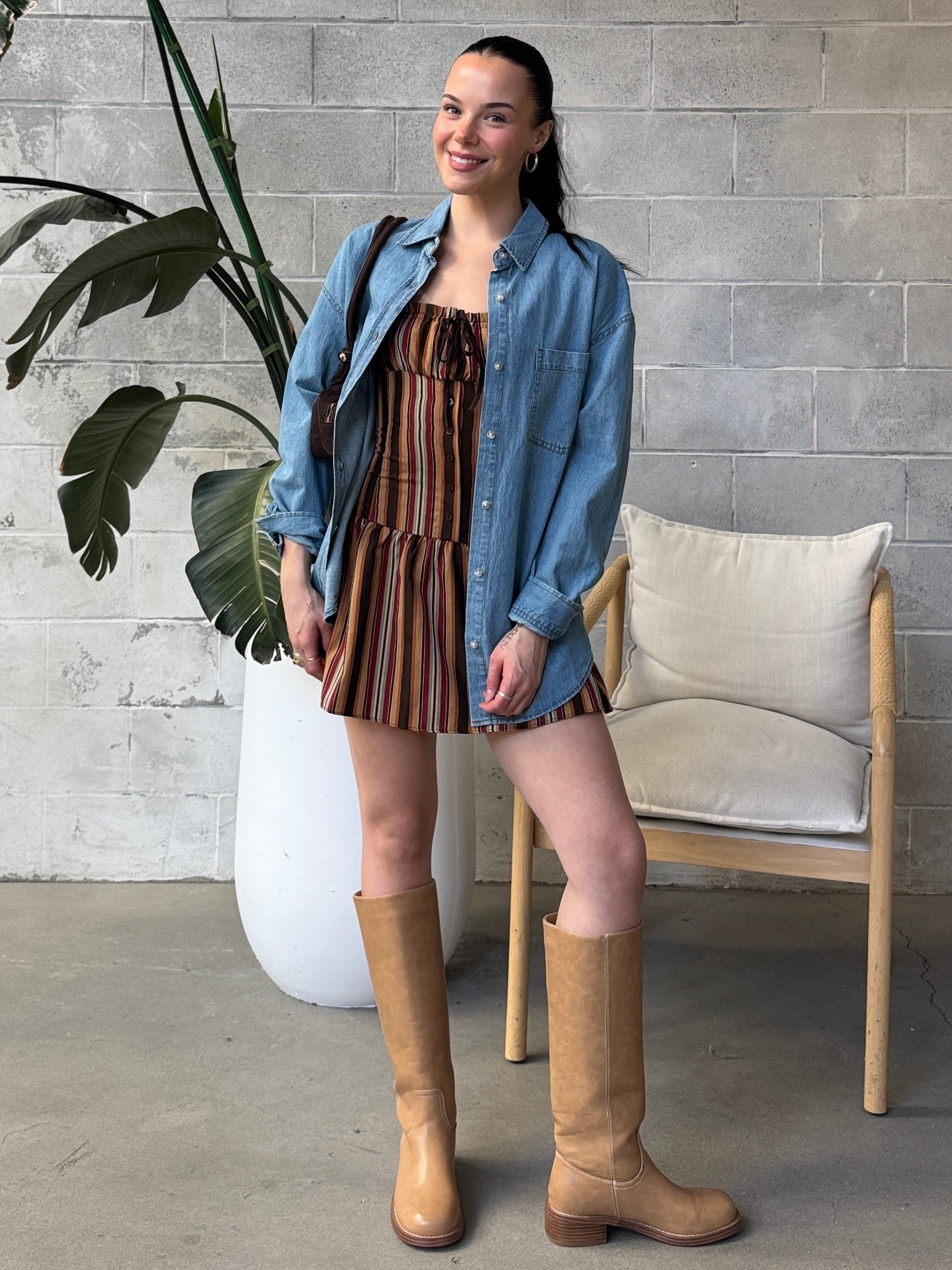 GENTLE FAWN Whitney Denim Button Down Shirt
