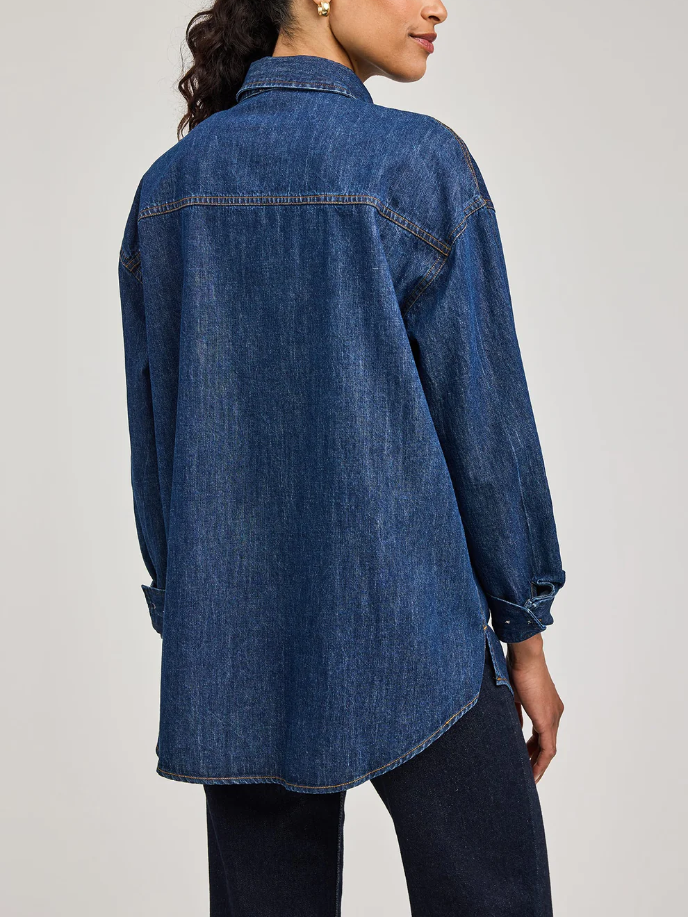 GENTLE FAWN Whitney Denim Button Down Shirt